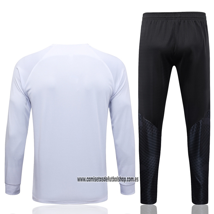 Chandal de Chaqueta del Paris Saint-Germain Jordan Nino 23-24 Blanco